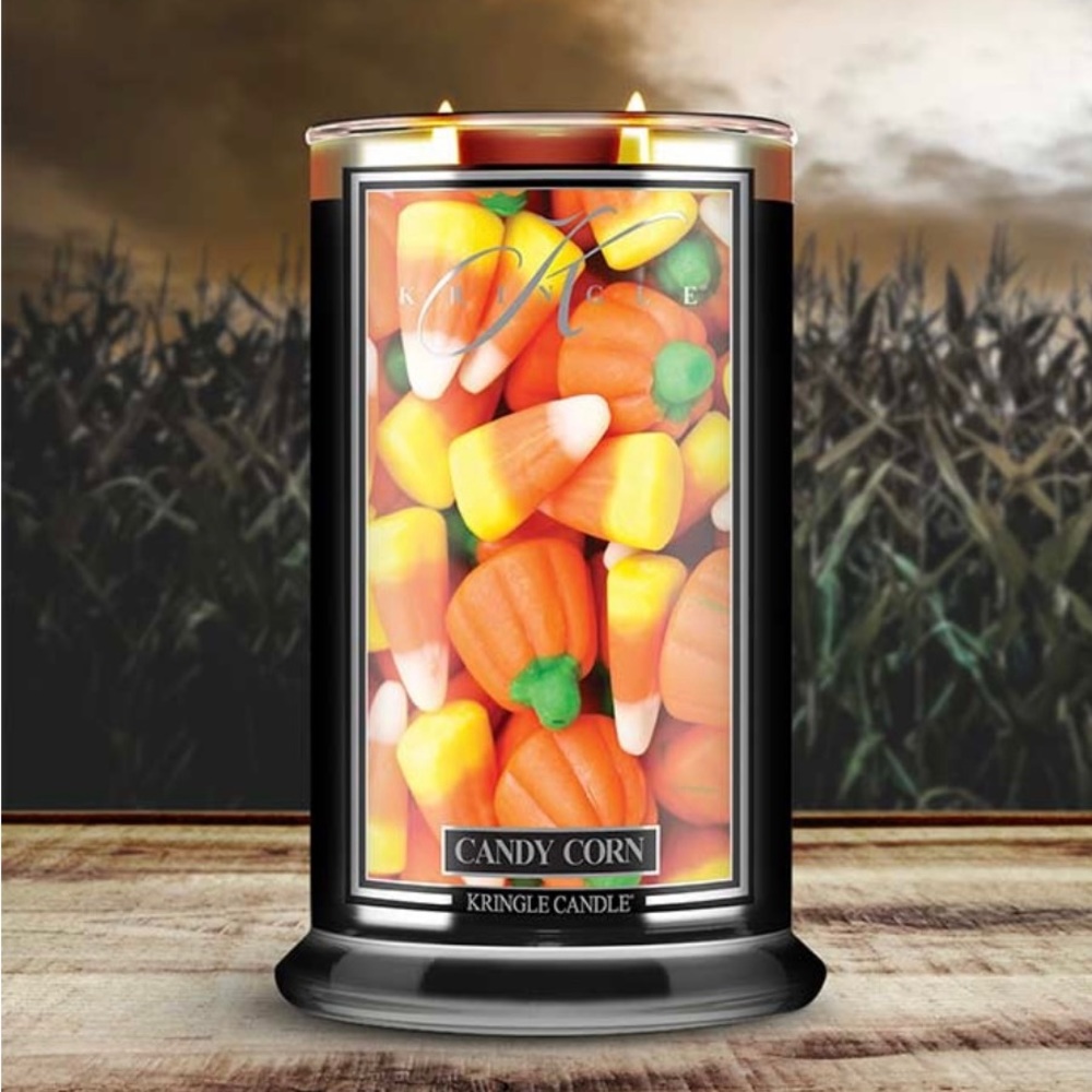 🎃👻💀KRINGLE CANDLE “CANDY CORN” HALLOWEEN 2022 CANDLE SOLD OUT!🎃👻💀